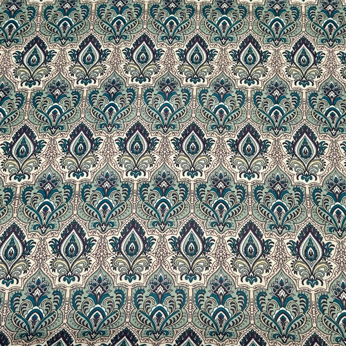 Pound A Metre Per Metre Per Metre Printed Cashmere Effect Crepe Fabric- 45" Wide (Design)