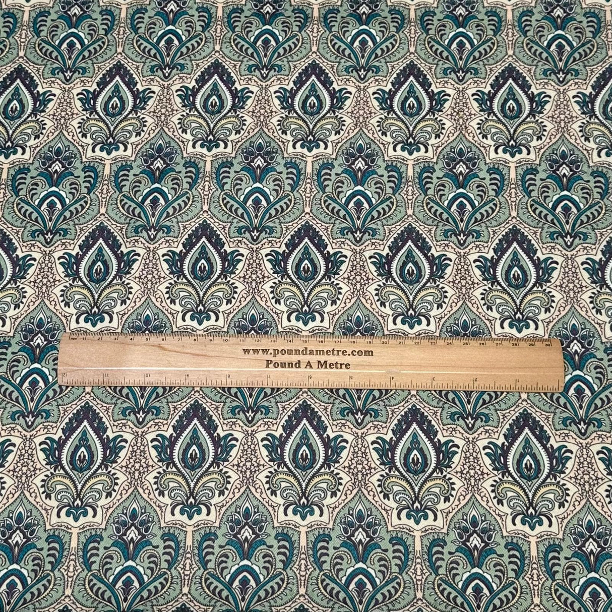 Pound A Metre Per Metre Per Metre Printed Cashmere Effect Crepe Fabric- 45" Wide (Design)