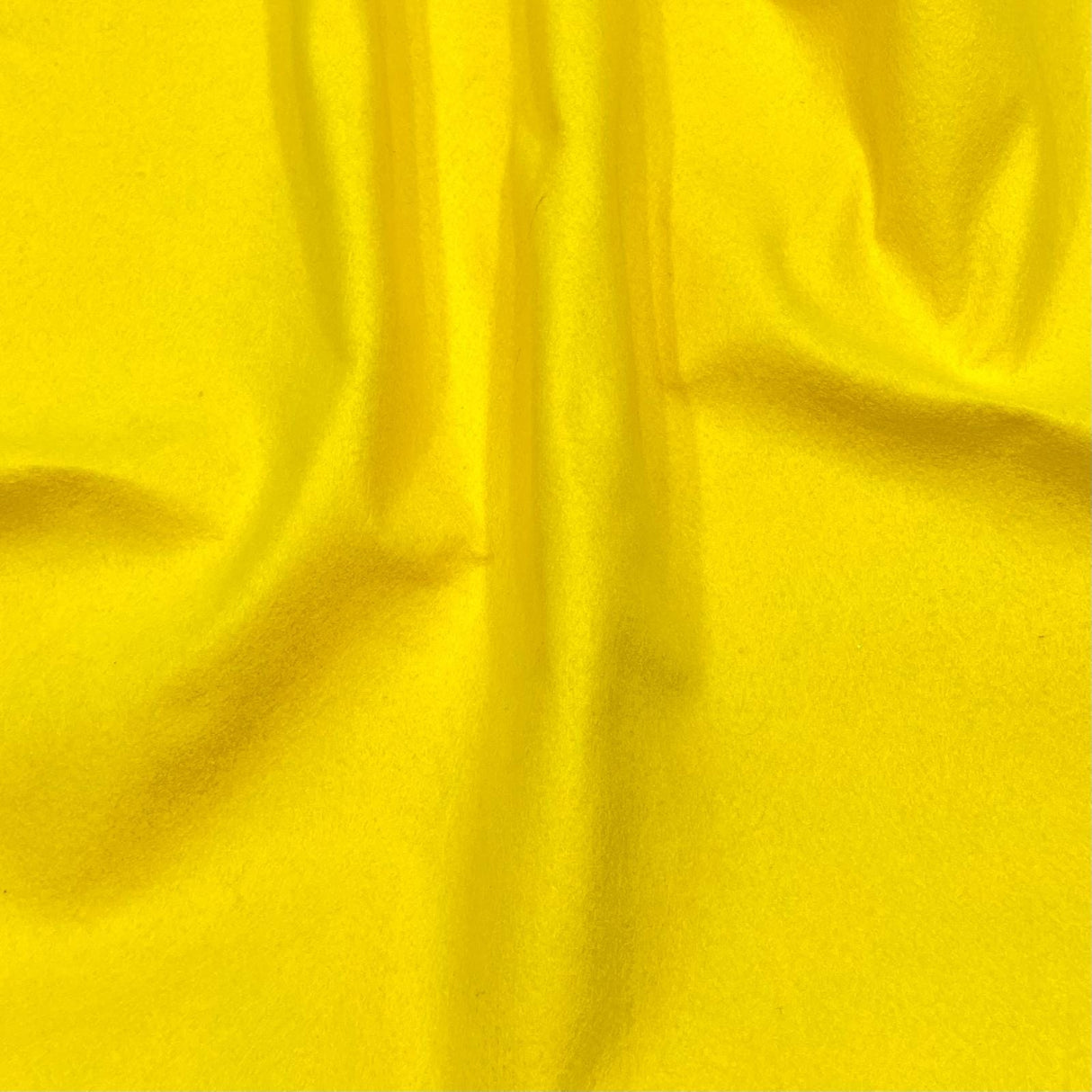 Pound A Metre Per Metre Soft Crafting Felt Fabric 55" Wide (Yellow)