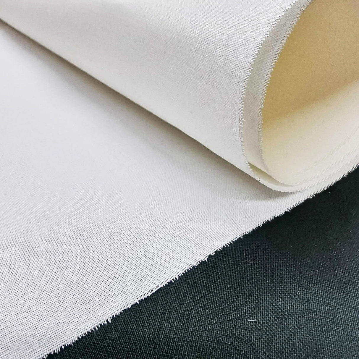 Pound A Metre Per Metre Super Fine Iron-On Fusible Woven Cotton Interfacing – 315 GSM Medium Weight (140cm Wide, Single-Sided)