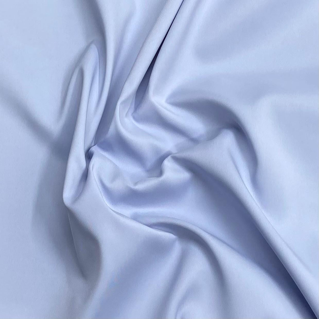 Pound A Metre Per Metres Duchess Satin Fabric – Luxury Bridal & Evening Wear Fabric - 55" Wide (Sky)