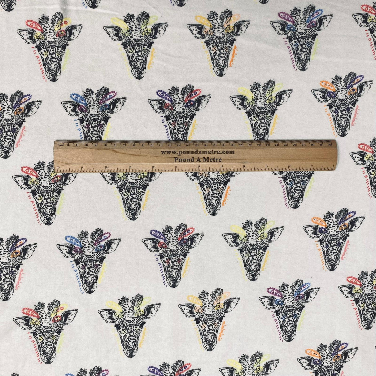 Pound A Metre Per Metres Per Metres High Quality Brushed Cotton - 45" Wide (Funky Zebra)