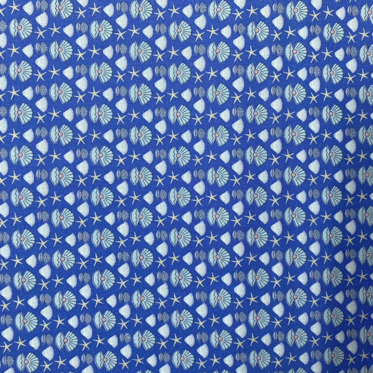 Pound A Metre Per Metres Luxury Printed Cotton – 45" Wide- (Sea Shell) (EOL)
