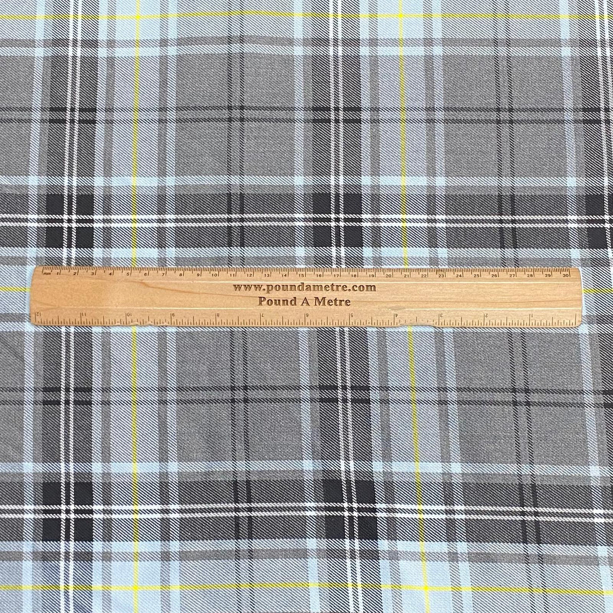 Pound A Metre Per Metre Per Metres Premium Poly-Viscose Tartan 60" Wide (Light)
