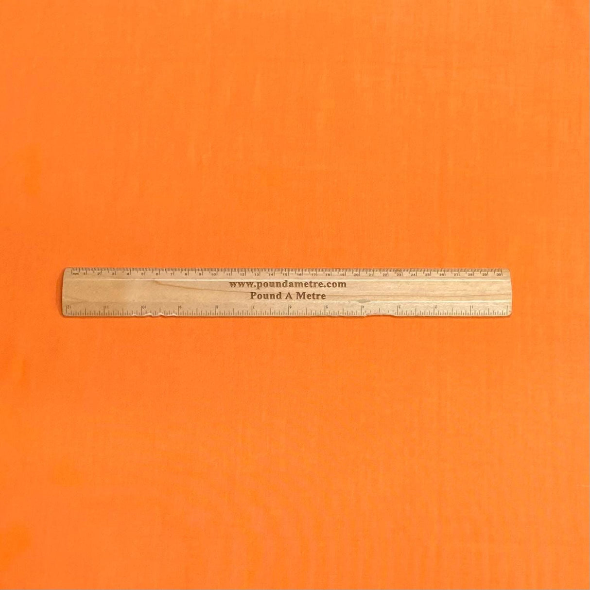 Pound A Metre Pet Metre Luxury 100% Pure Cotton Fabric – 63" Wide- (Orange)