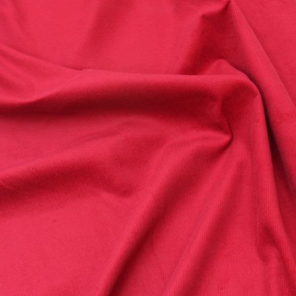 Pound A Metre Premium 100% Italian Cotton Corduroy - 21 Wale - 60" Wide - (Red)