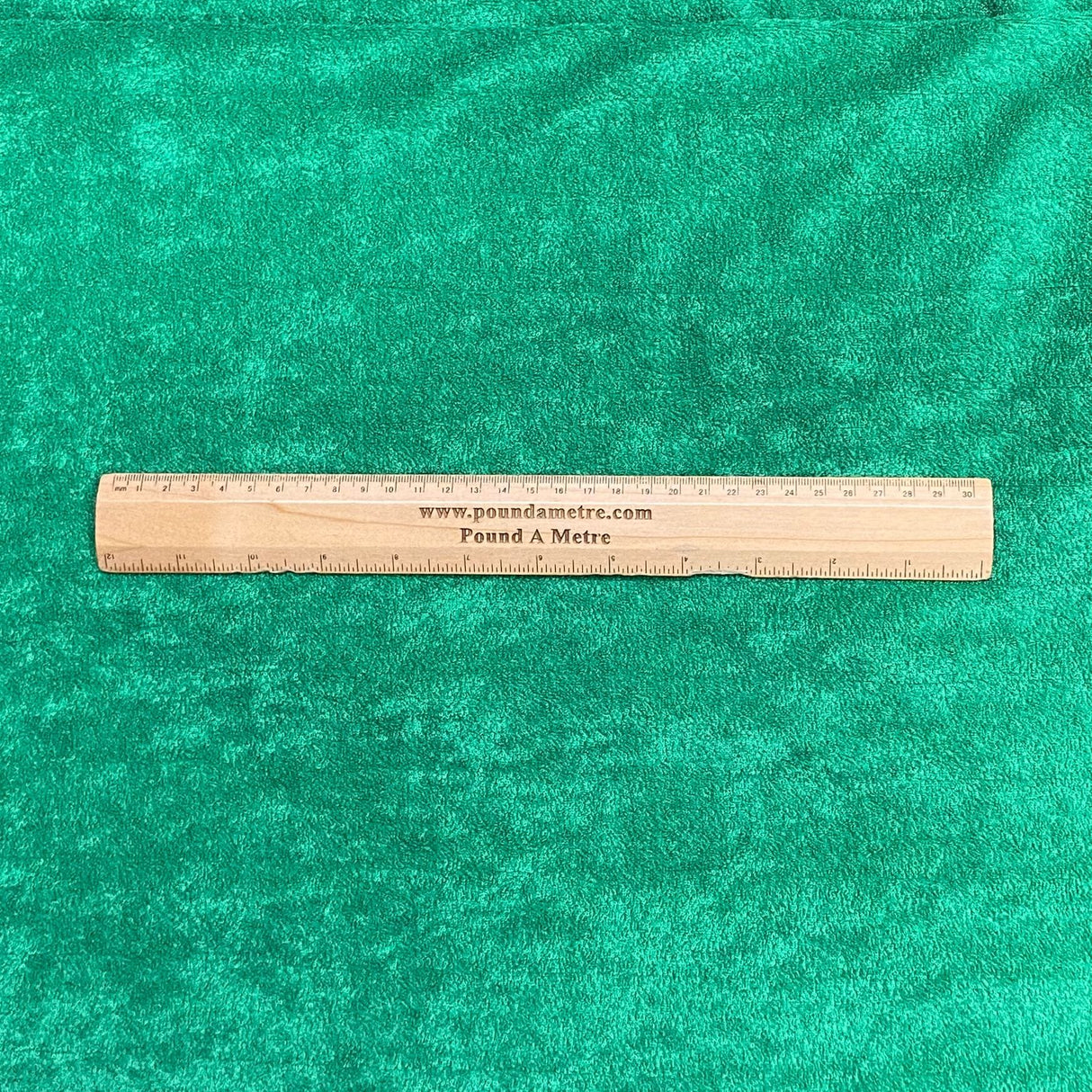 Pound A Metre 3 Metres Premium Quality Brushed Towelling- 55" Wide (Grass)