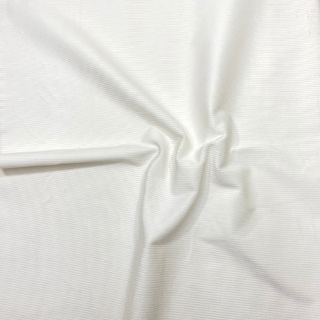 Pound A Metre Premium Soft Cotton Needle Corduroy- 55" Wide (White)