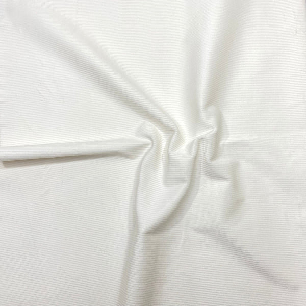 Pound A Metre Premium Soft Cotton Needle Corduroy- 55" Wide (White)