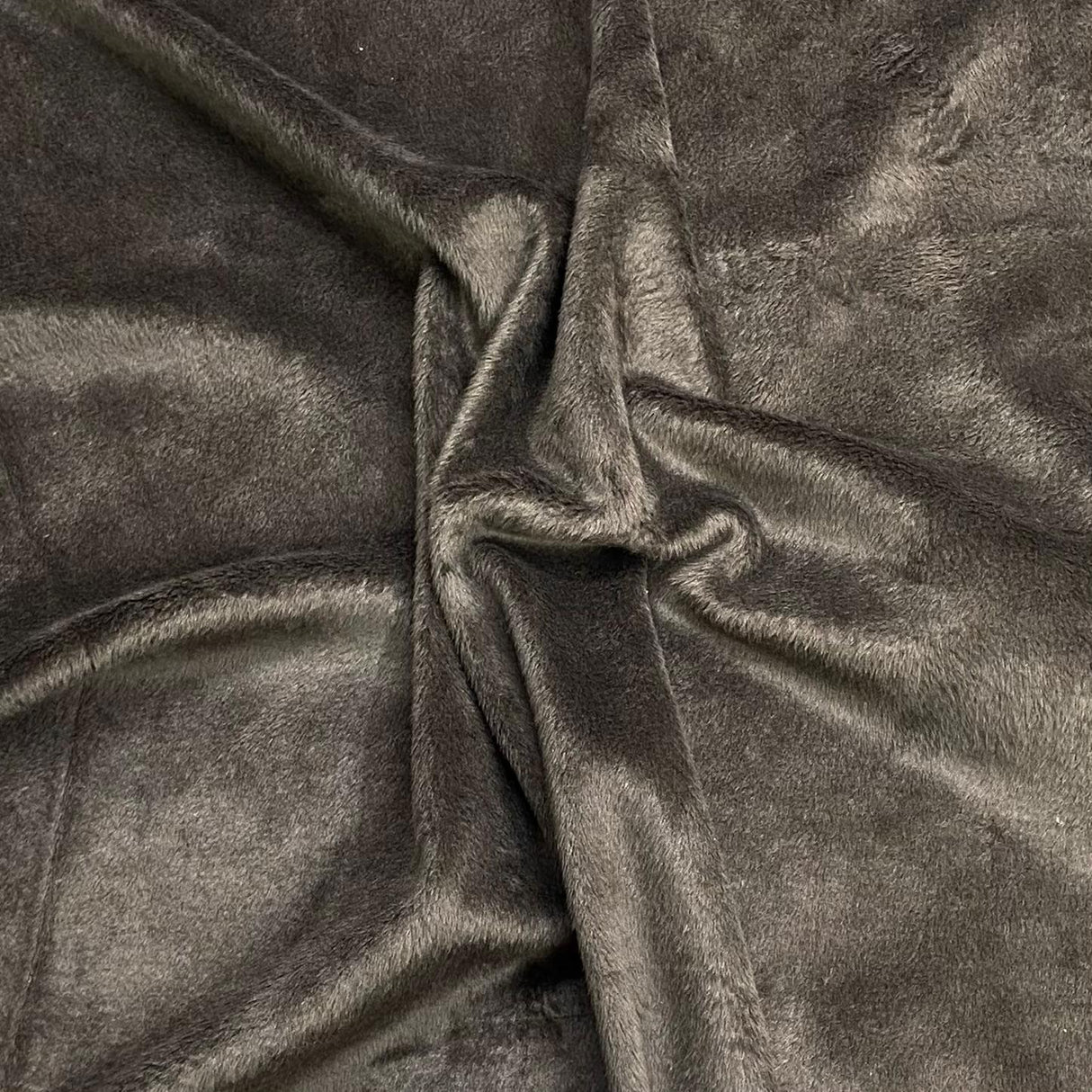 Pound A Metre Premium Stretch Fur Fabric – 60" Wide (Dark Brown)
