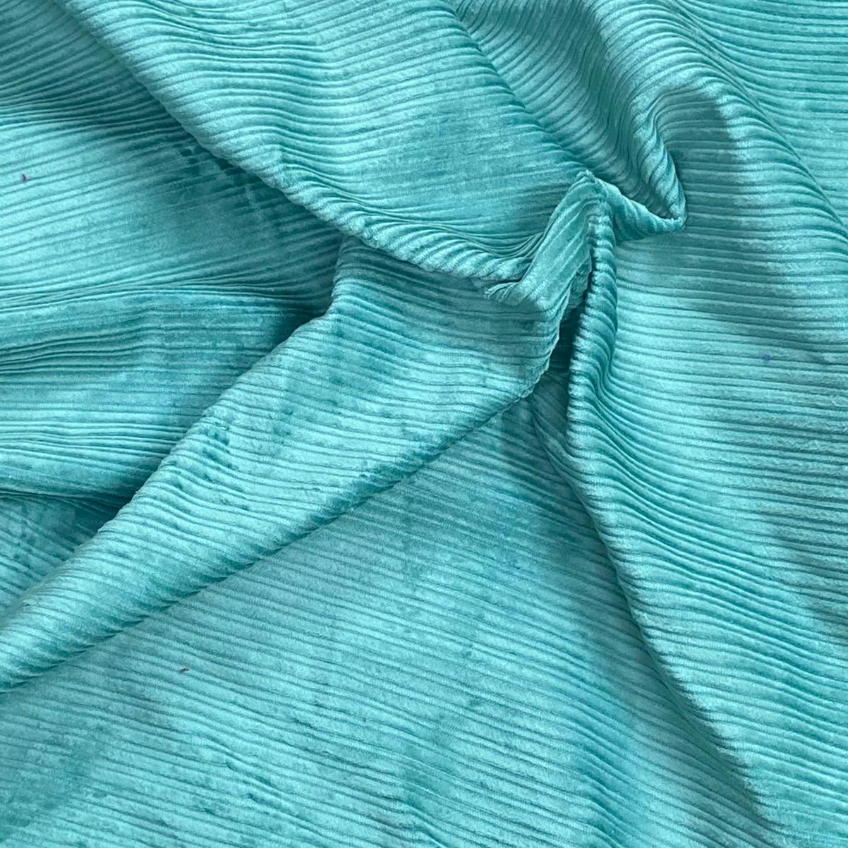 Pound A Metre Premium Super Soft Cotton Needle Corduroy- 55" Wide (Aqua)