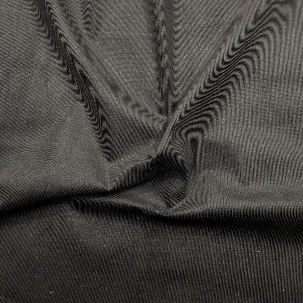 Pound A Metre Premium Super Soft Cotton Needle Corduroy- 55" Wide (Black)