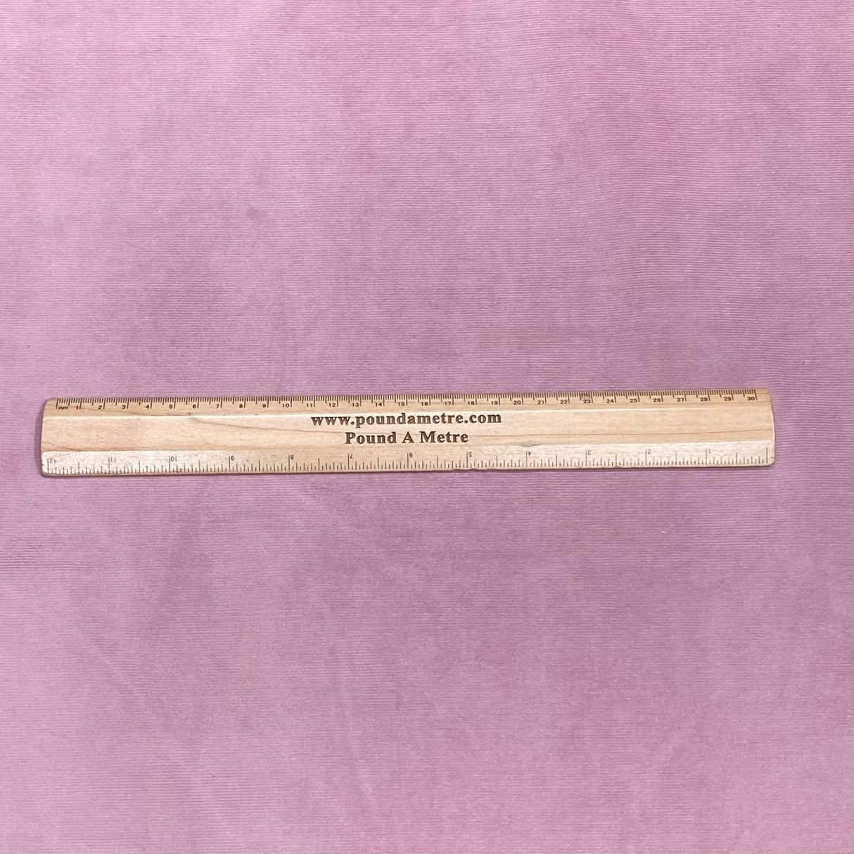 Pound A Metre Premium Super Soft Cotton Needle Corduroy- 55" Wide (Mauve)