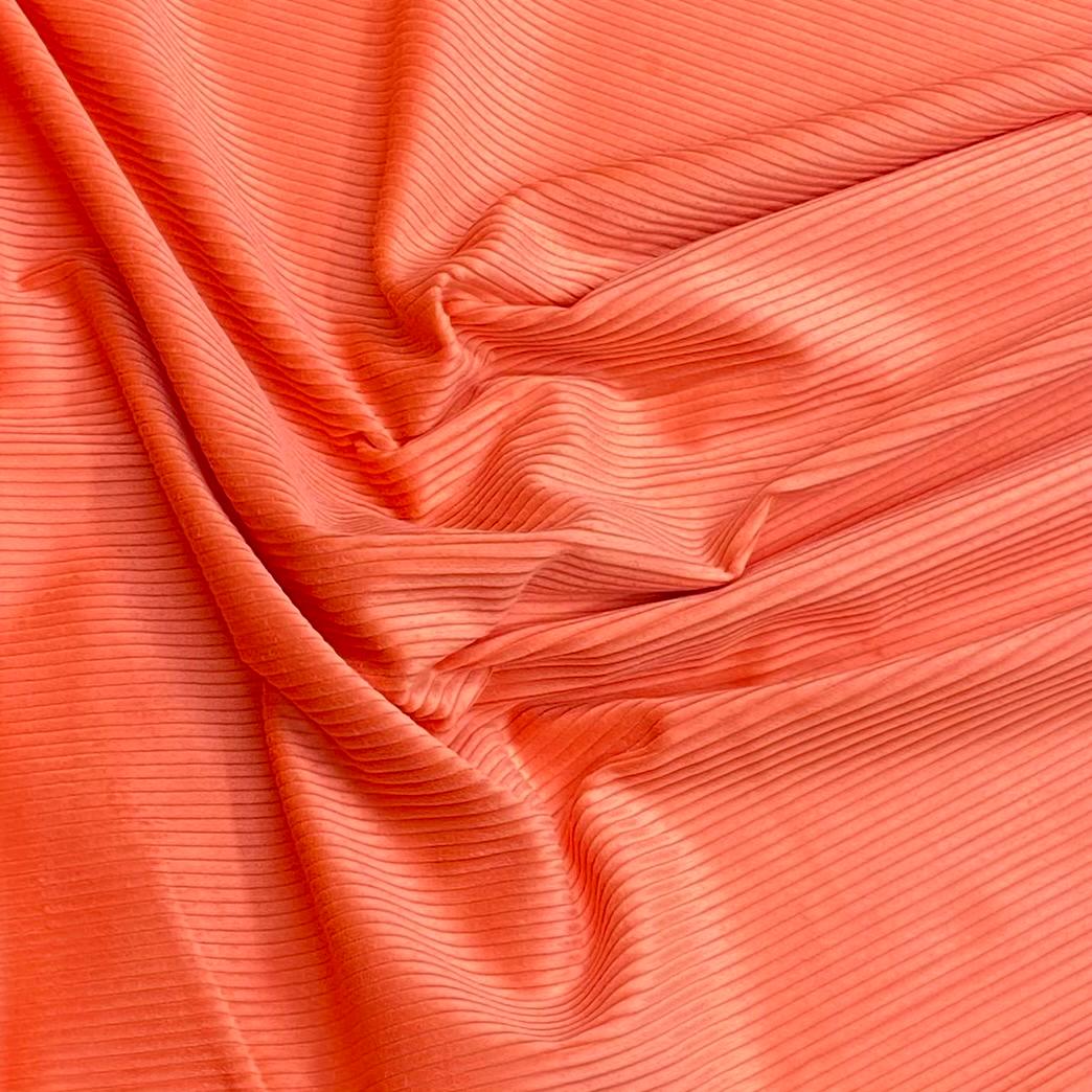 Pound A Metre Premium Super Soft Cotton Needle Corduroy- 55" Wide (Orange)