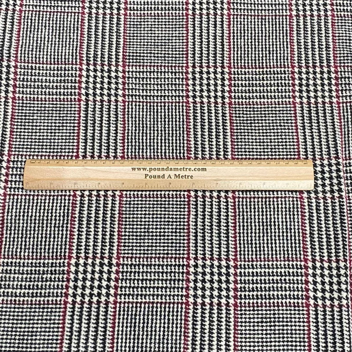 Pound A Metre Premium Wool Rich Fabric 55" Wide (Checks)