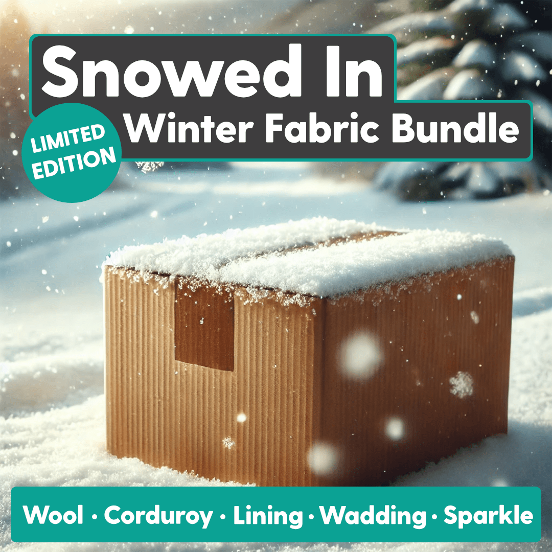Pound A Metre 5 x 3 metres 'Snowed In With Pound A Metre' 15 Metre Winter Fabric Bundle