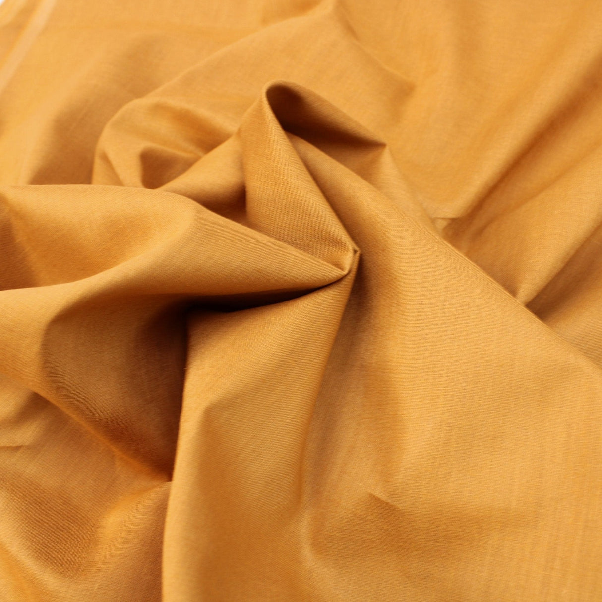 Pound A Metre Ochre Soft Cotton Muslin - 44" Wide - 16 Variations Available