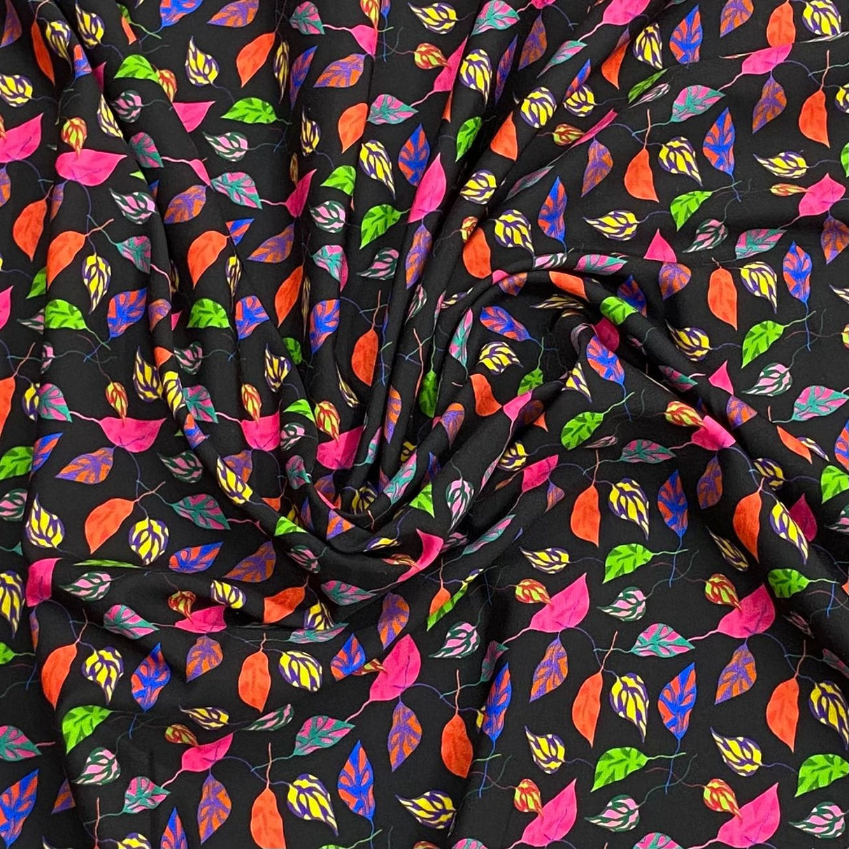 Pound A Metre Soft Touch Japanese Printed Crepe - 45" Wide (Floral)