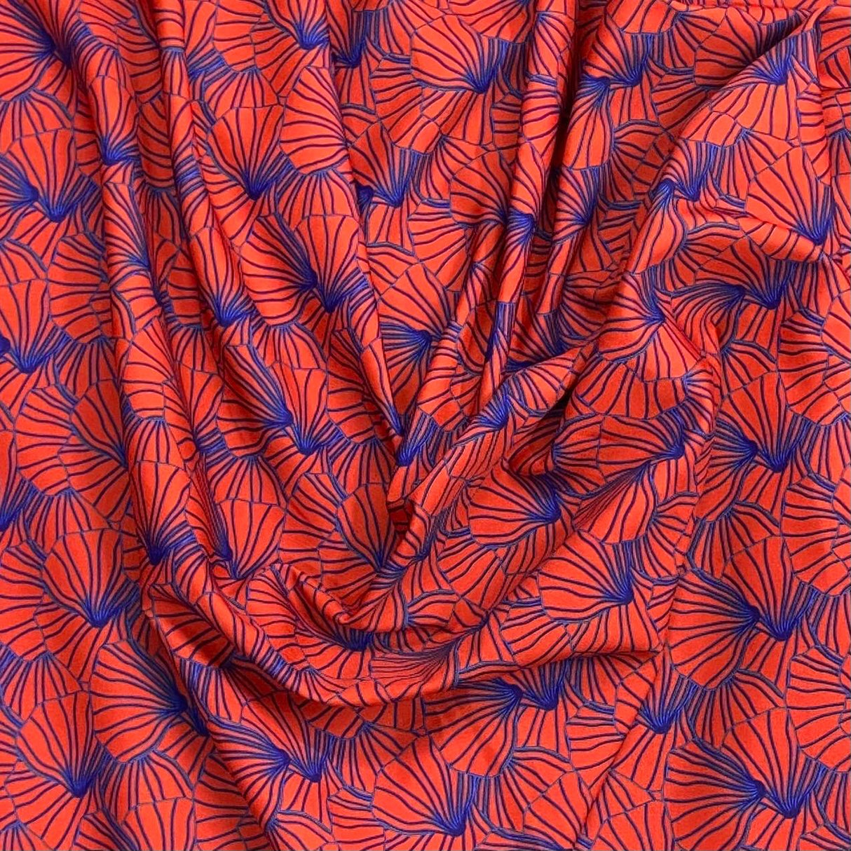 Pound A Metre Soft Touch Japanese Printed Crepe - 45" Wide (Vain)