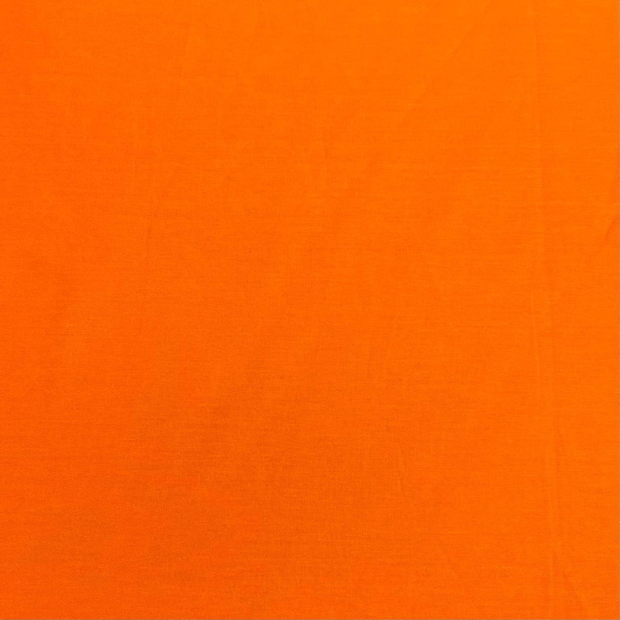 Pound A Metre Super Soft Plain Quilting 100% Cotton- 59" Wide (Orange)