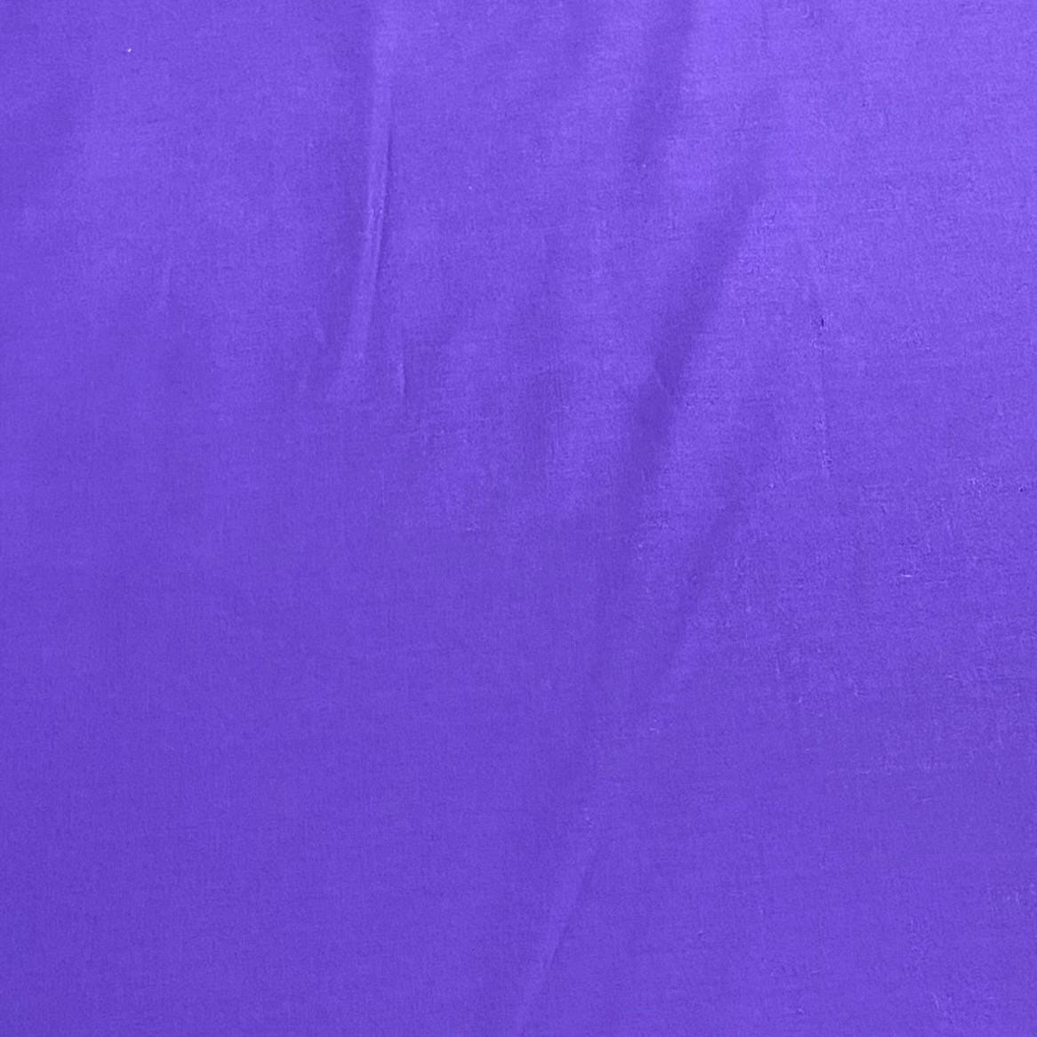 Pound A Metre Super Soft Plain Quilting 100% Cotton- 59" Wide (Purple)
