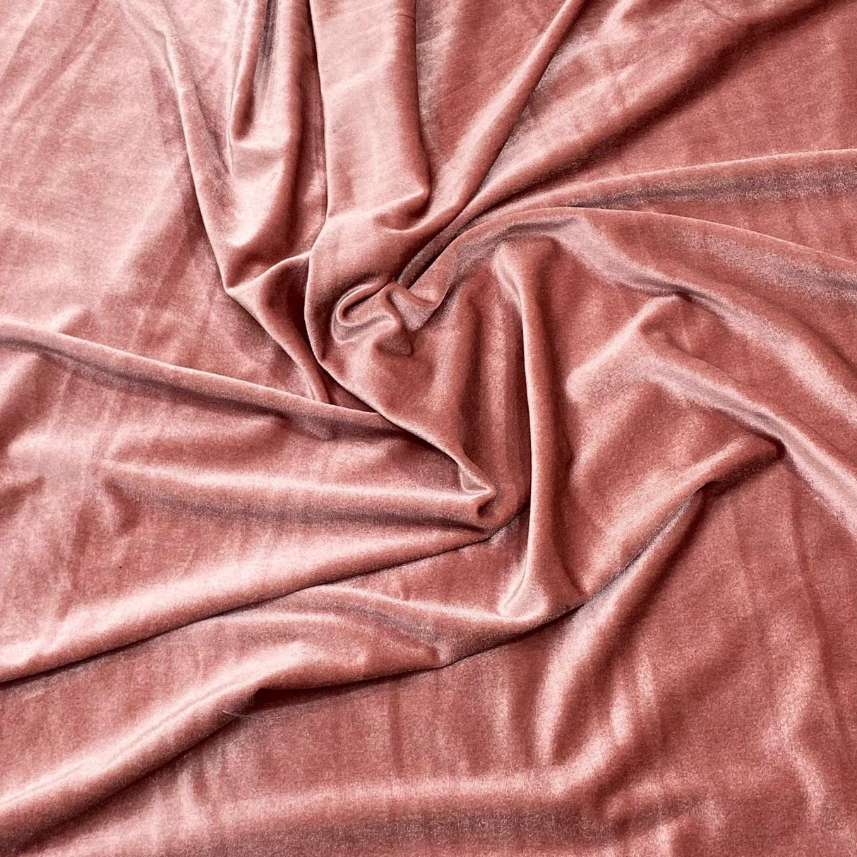 Pound A Metre Mauve Super Soft Spandex Velvet 55" - 10 Variations Available
