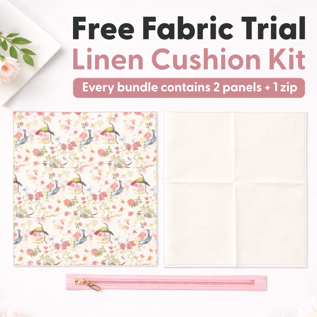 Pound A Metre Try Our New Fabric Panels: Linen Cushion Kit