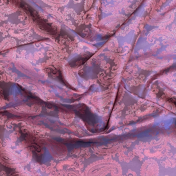 Pound A Metre Two Tone Jacquard Fabric 55" (Grape)