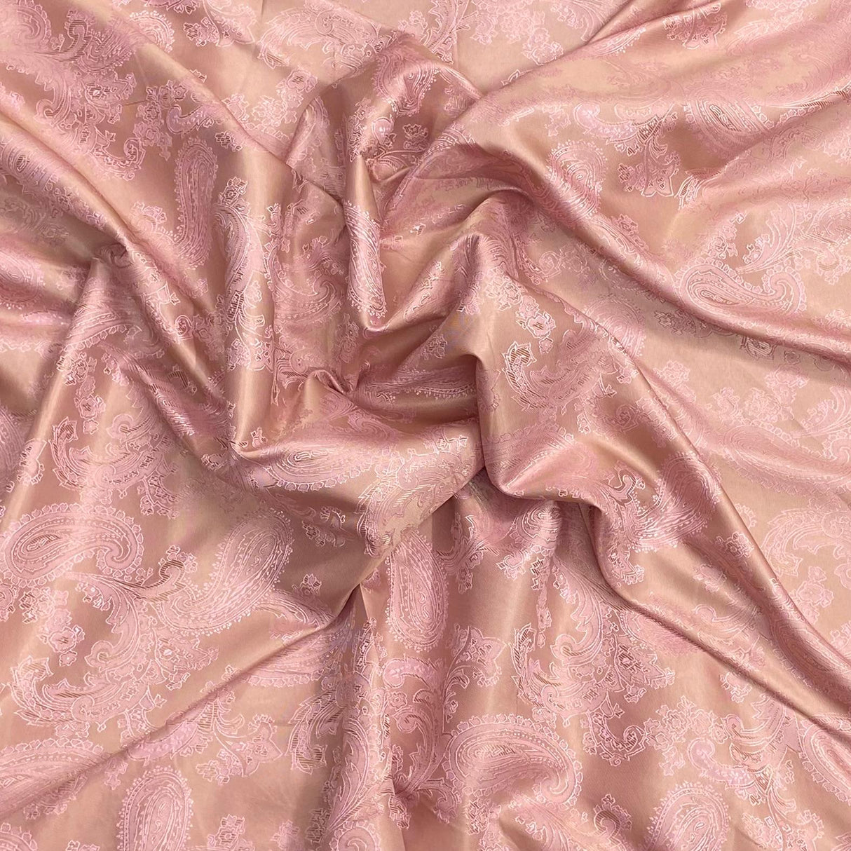 Pound A Metre Two Tone Jacquard Fabric 55" (Salmon)