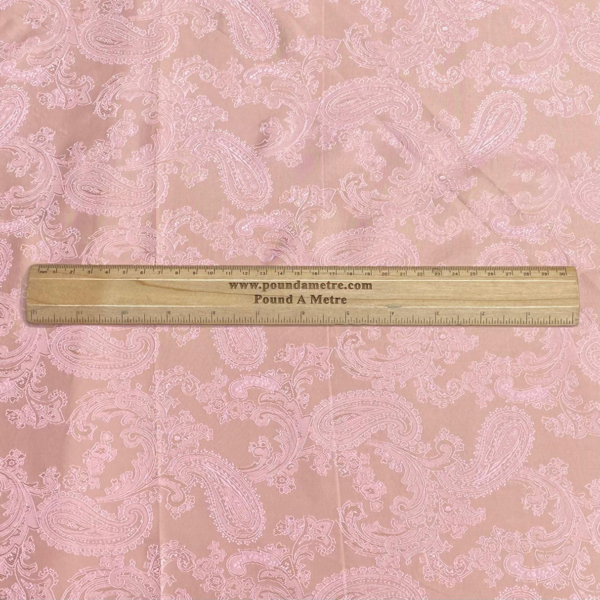 Pound A Metre Two Tone Jacquard Fabric 55" (Salmon)