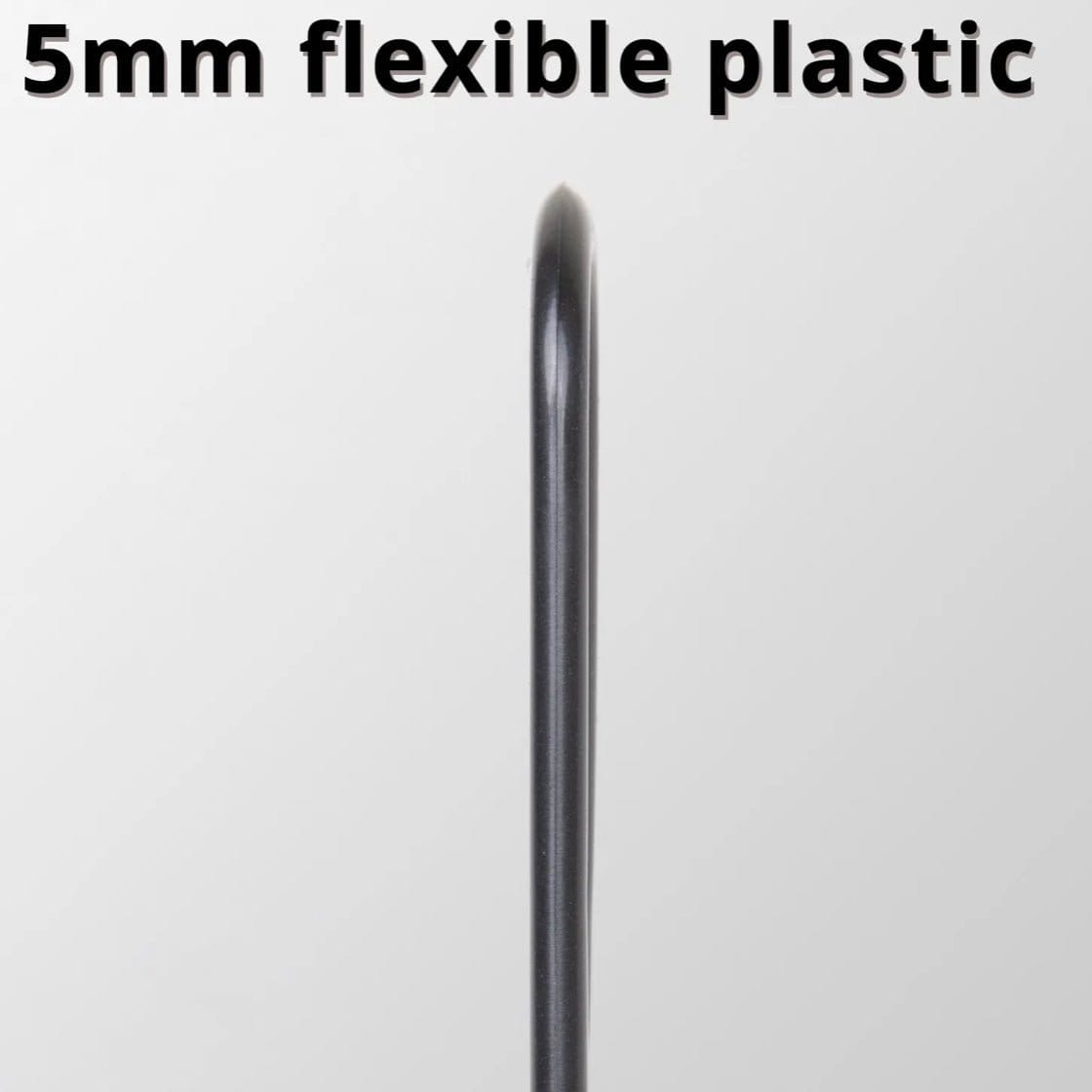 Pound A Metre Pack of 12 12 Pack Plastic Strong Clothes-Hangers - Black