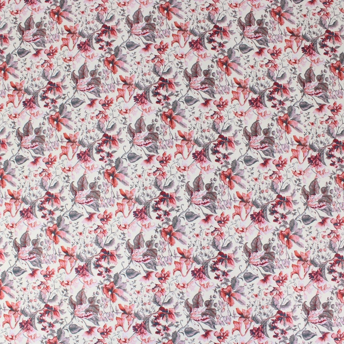 Pound A Metre 3 Metres 3 Metre Deluxe Santorini Floral Soft Crepe ‘Melody’ 45" Wide Cream
