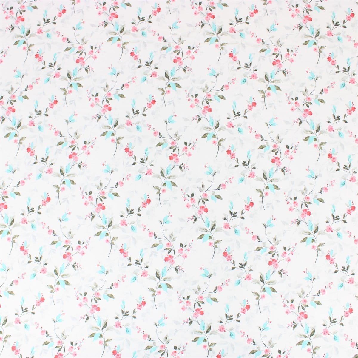 Pound A Metre 3 Metres 3 Metre Deluxe Santorini Floral Soft Crepe ‘Pastel Edition - Elegant Liberty’ 45" Wide Pastel Ivory