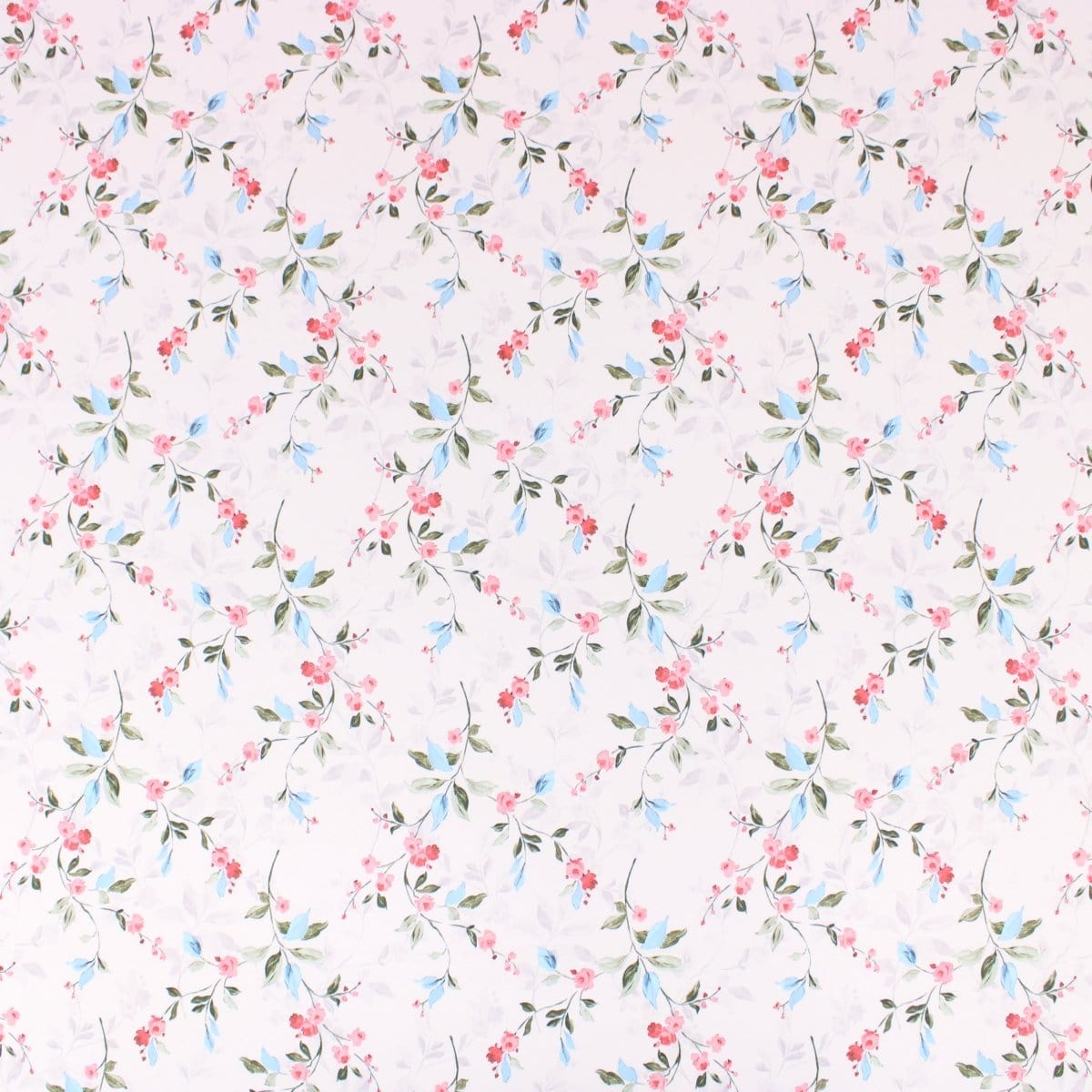 Pound A Metre 3 Metres 3 Metre Deluxe Santorini Floral Soft Crepe ‘Pastel Edition - Elegant Liberty’ 45" Wide Pastel Peach