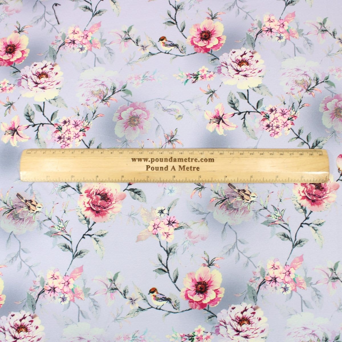 Pound A Metre 3 Metres 3 Metre Santorini Soft Crepe 45" Wide- Garden- Lilac