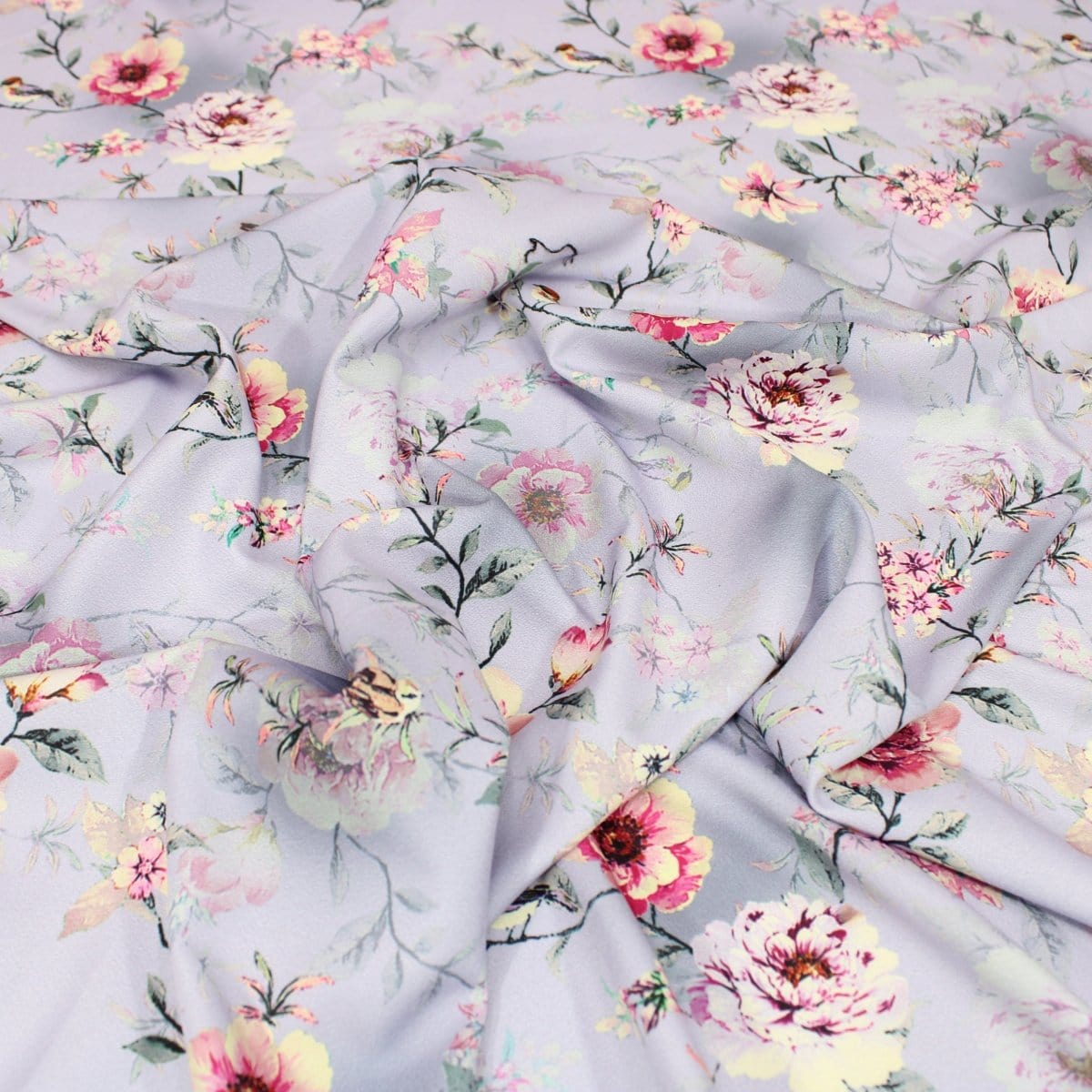 Pound A Metre 3 Metres 3 Metre Santorini Soft Crepe 45" Wide- Garden- Lilac