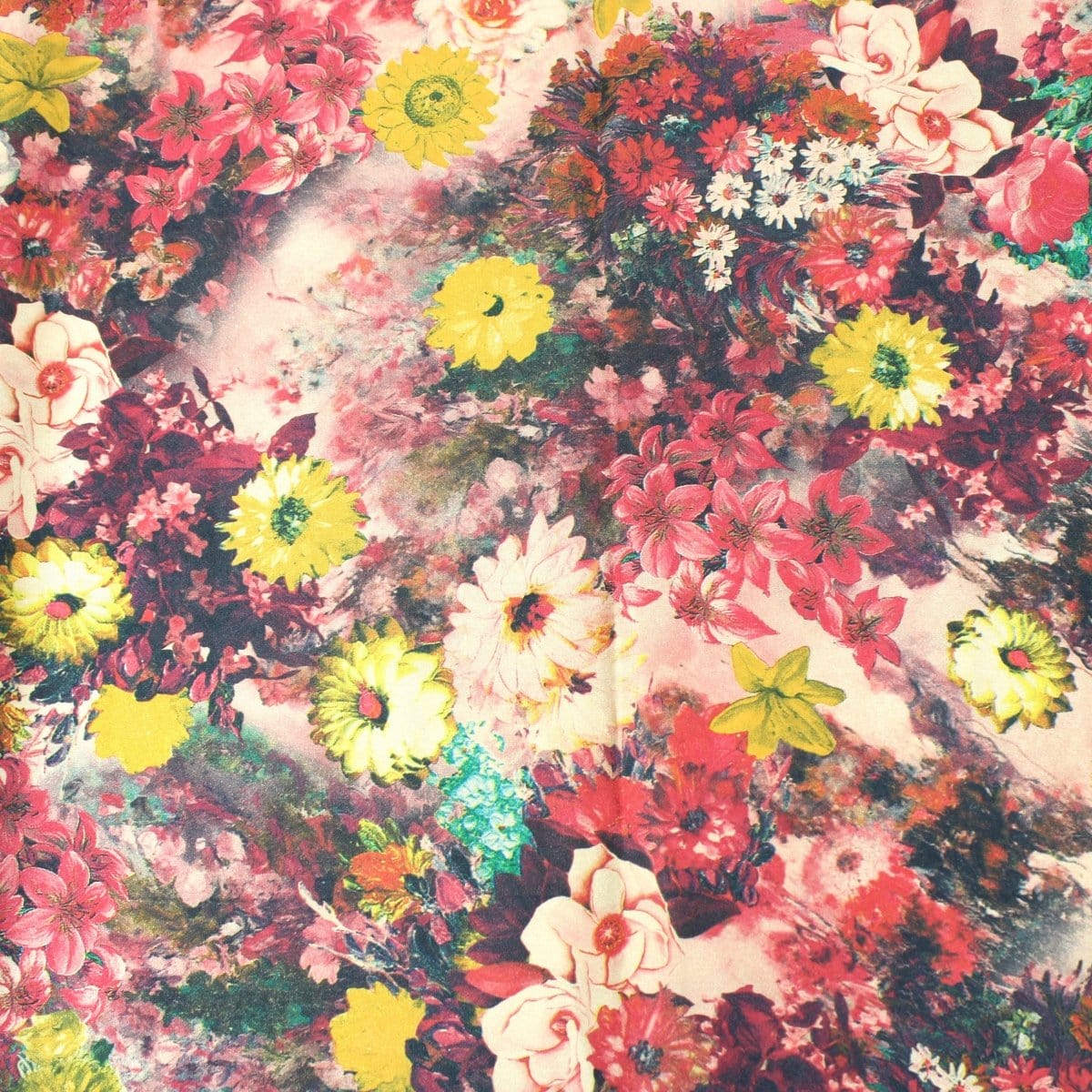 Pound A Metre 3 Metres Luxury Lounge Wear Floral Satin 55” Wide Lilac