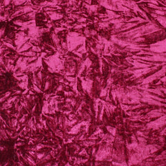 3 Metres Premium Crushed Stretch Velvet 55" Wide Cranberry Red - Pound A Metre