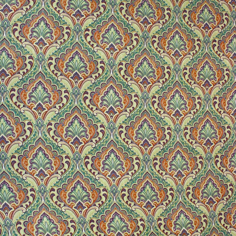 Pound A Metre 3 Metres 3 Metres Printed Cashmere Effect Crepe Fabric- 45" Wide (Lime Baroque)