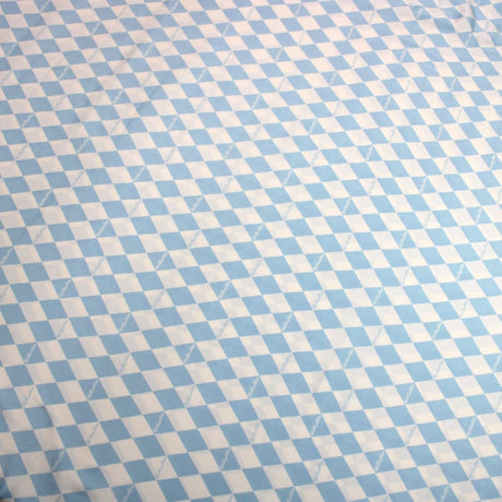 Pound A Metre 3 Metres Printed Silky Satin- 55" Wide (Diamond Harlequin)