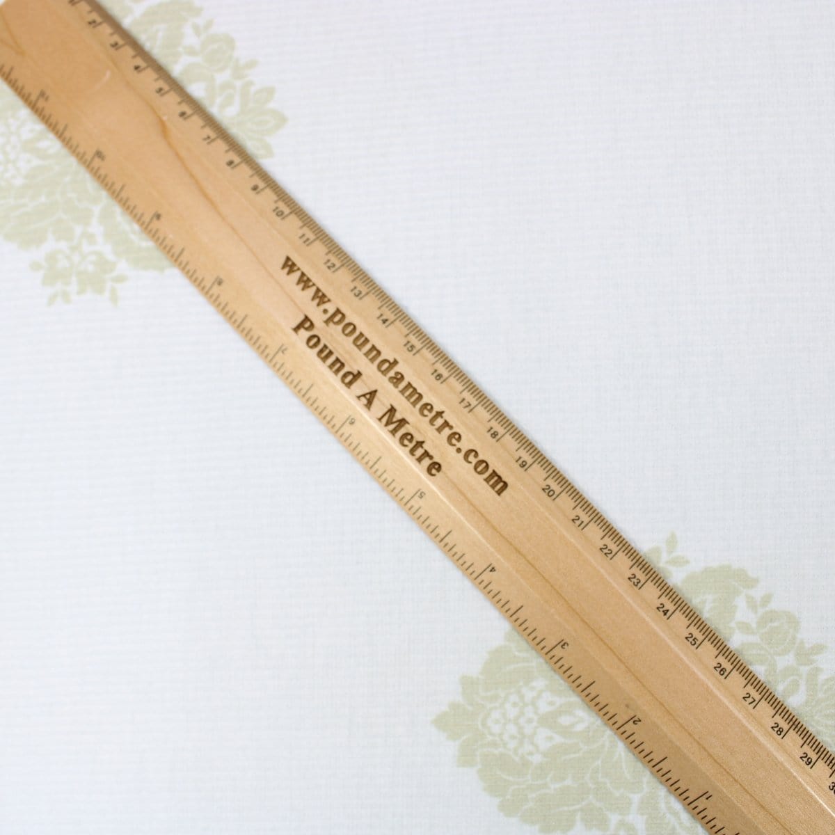 Pound A Metre 3 Metres Soft Fashion Floral Ribbed Jersey - 55" Pale Grey