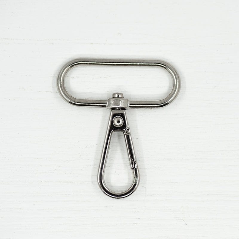 Pound A Metre Silver / Pack Of 2 38/ 40mm Snap Hooks For Bags- 5 Colours- Pack of 2