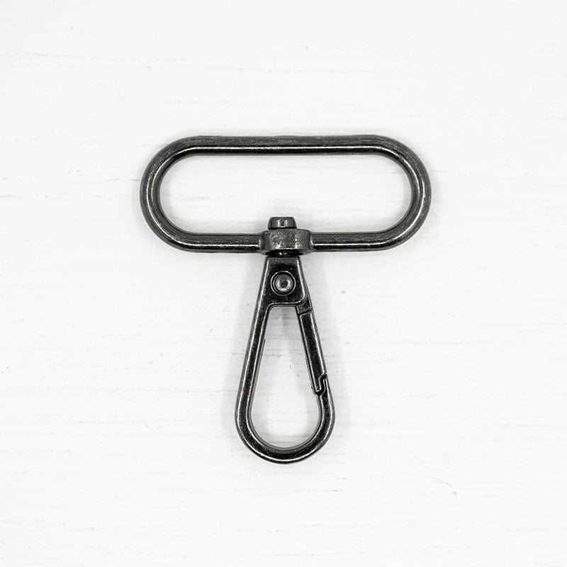 Pound A Metre Gunmetal / Pack Of 2 38/ 40mm Snap Hooks For Bags- 5 Colours- Pack of 2