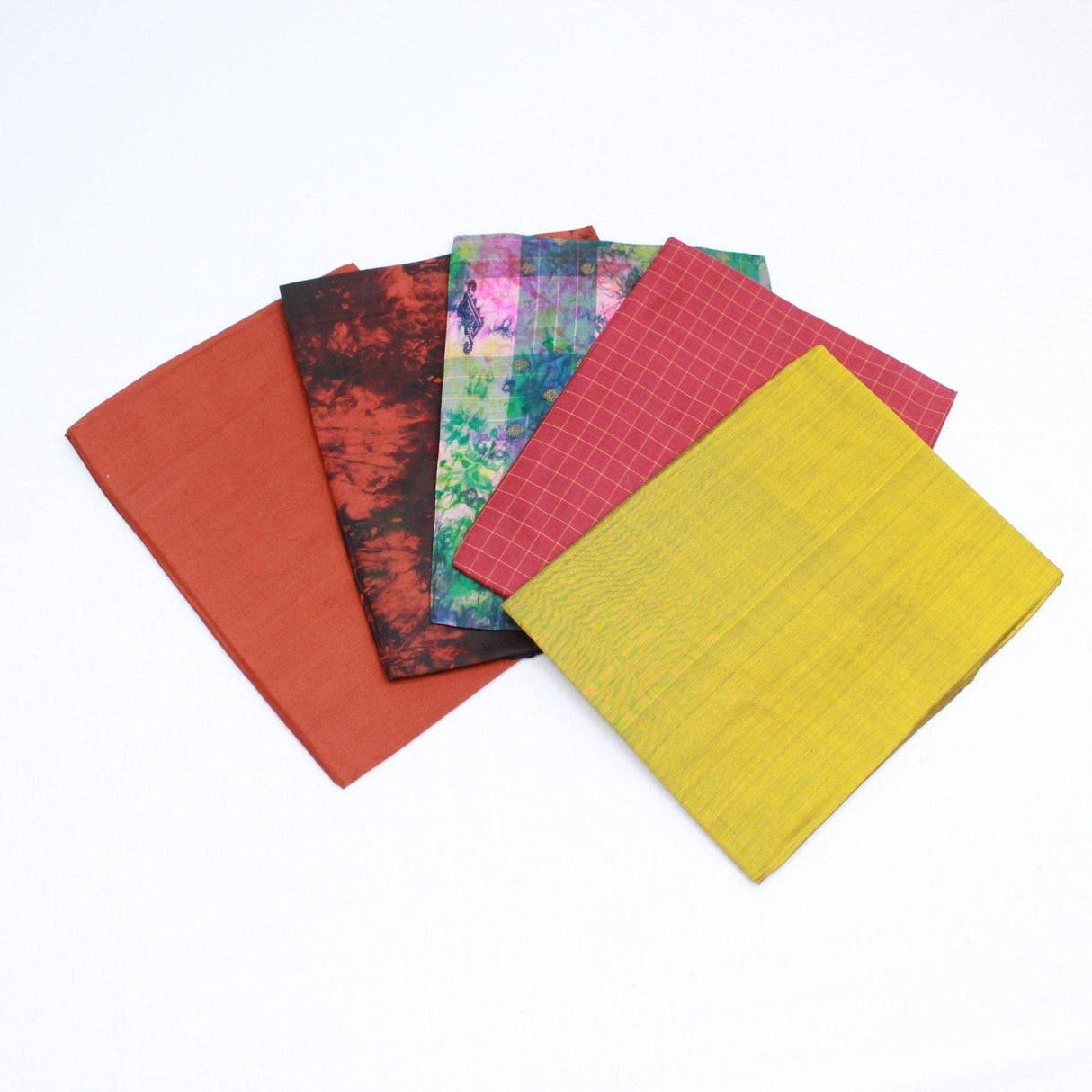 Pound A Metre PACK OF 5 SCARVES 5 Assorted Scarves FOR £5, 100% Pure Silk Approx 97cm