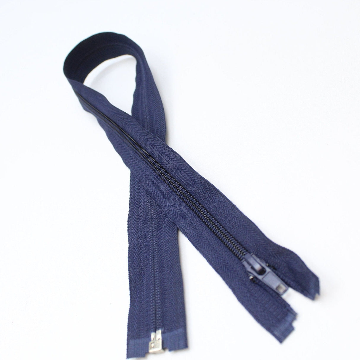 Pound A Metre NAVY / 50cm 50cm - Concealed Invisible Zip - Variety of Colours
