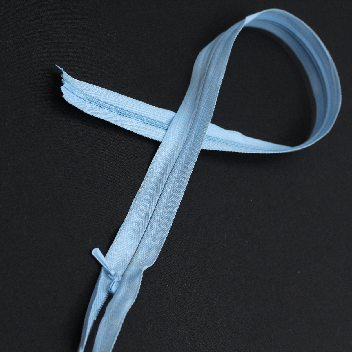 Pound A Metre SKY / 50cm 50cm - Concealed Invisible Zip - Variety of Colours