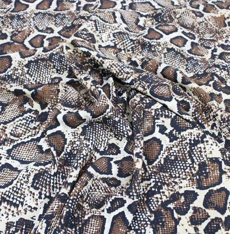 Pound A Metre 9 Metres (3 x 3 Metres) Animal Print Dress Crepe Bundle- Variety (9 Metres) (Black Friday Sale)