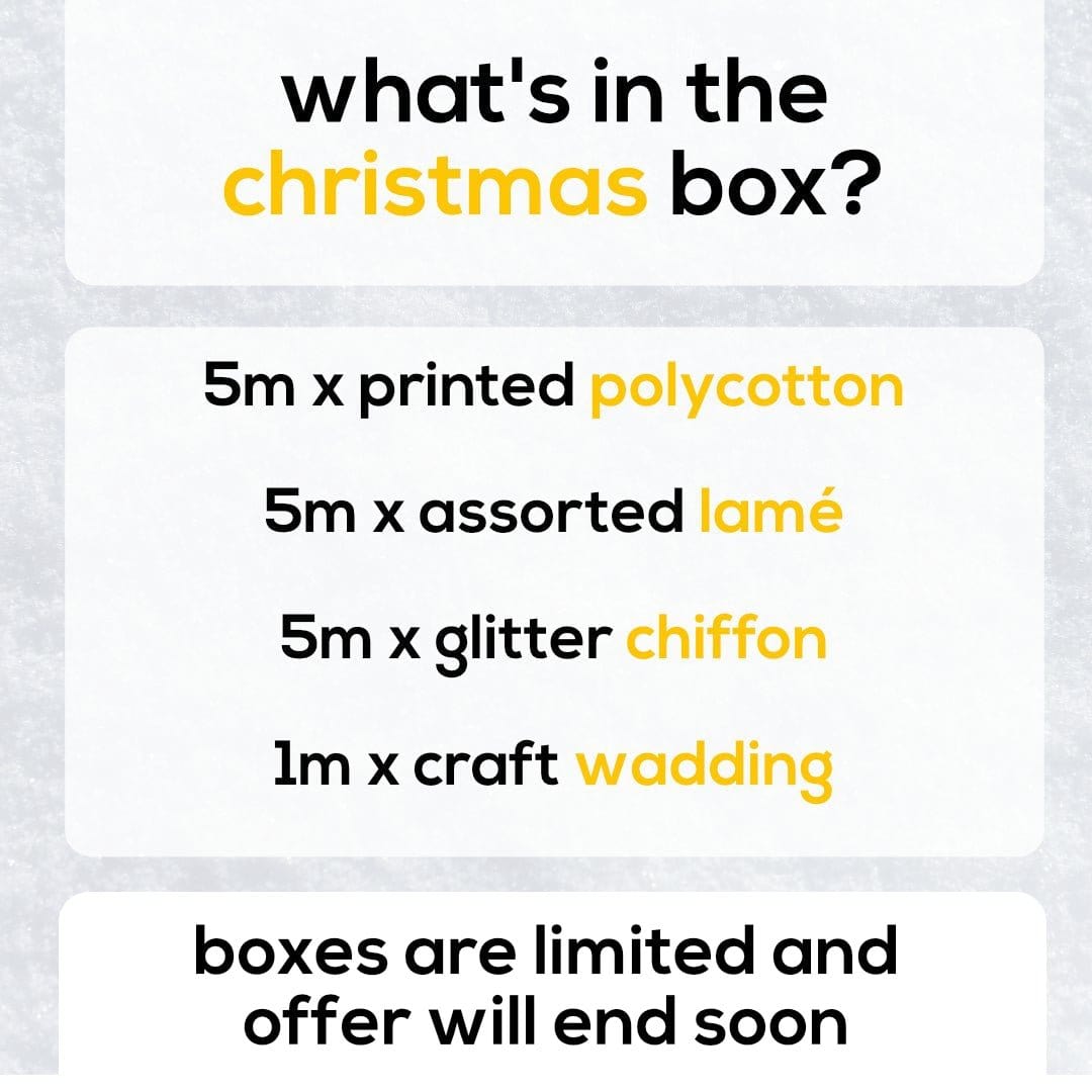 Pound A Metre Crazy Christmas 16 Metre Fabric Bundle