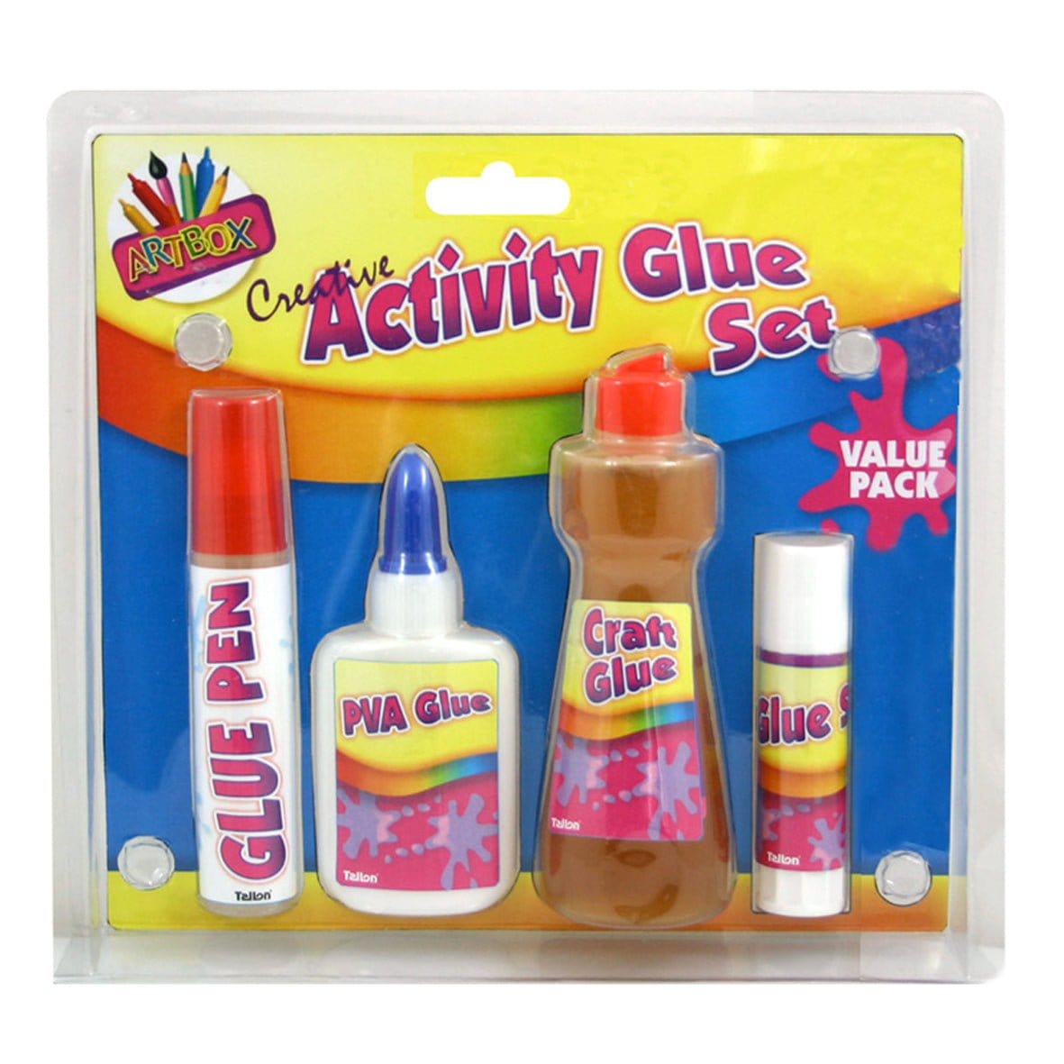Pound A Metre Creative Activity Glue Set- 4 Pack
