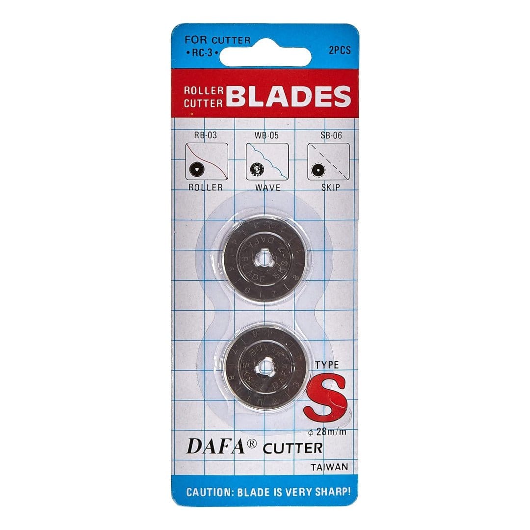 Pound A Metre 28mm DAFA Replacement Rotary Cutter Blades- 28mm, 45mm or 60mm